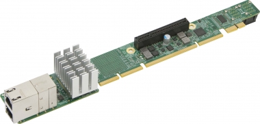 Supermicro 1U Ultra Riser with 2 10Gbase-T and 2 NVMe ports, Intel X540 (For Integration Only)