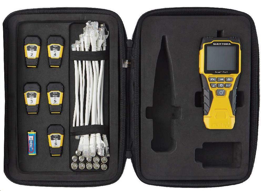 Klein Tools Lan Tester Vdv Scout Pro Tester Kit Test N Map Remote Kit Vdv